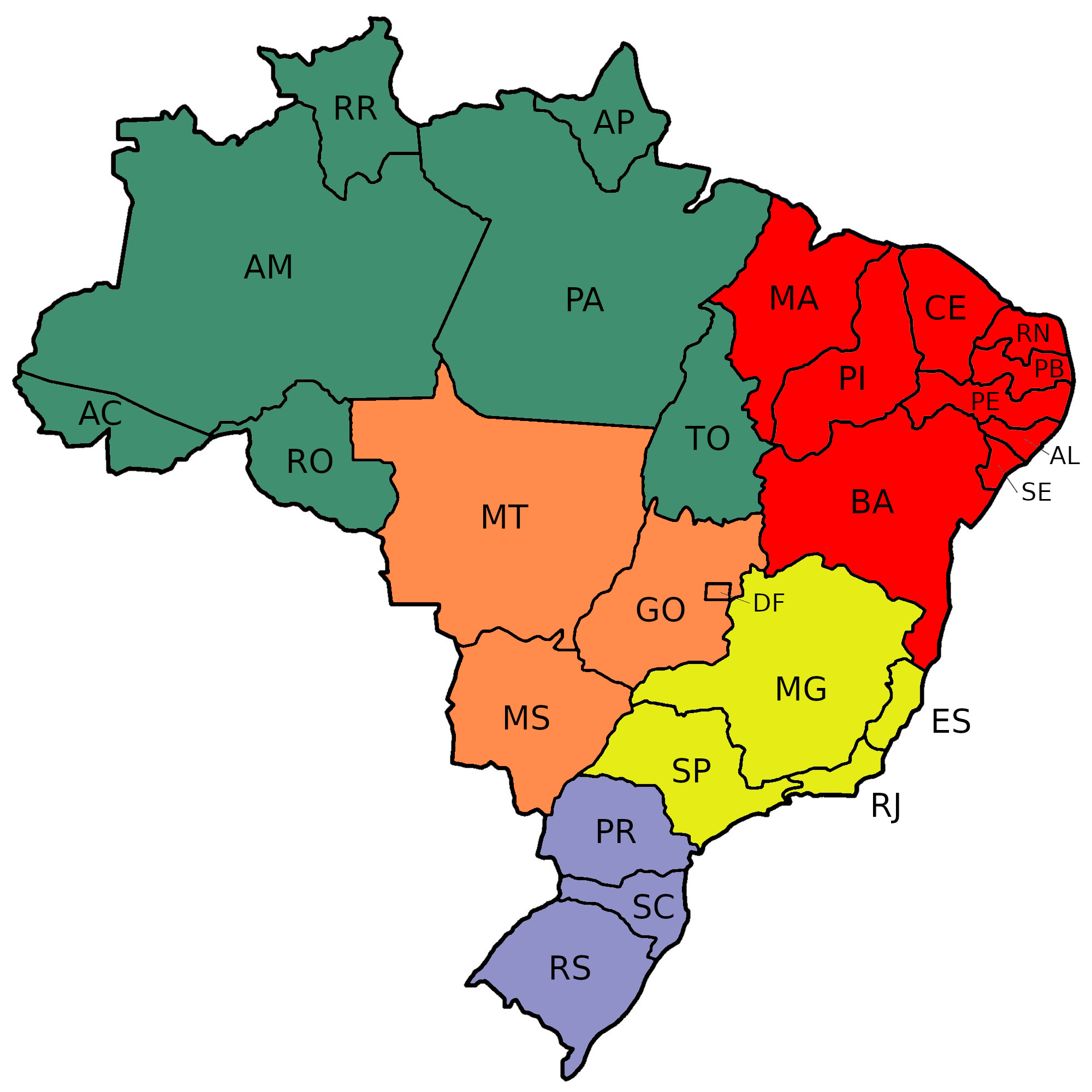 Federações estaduais